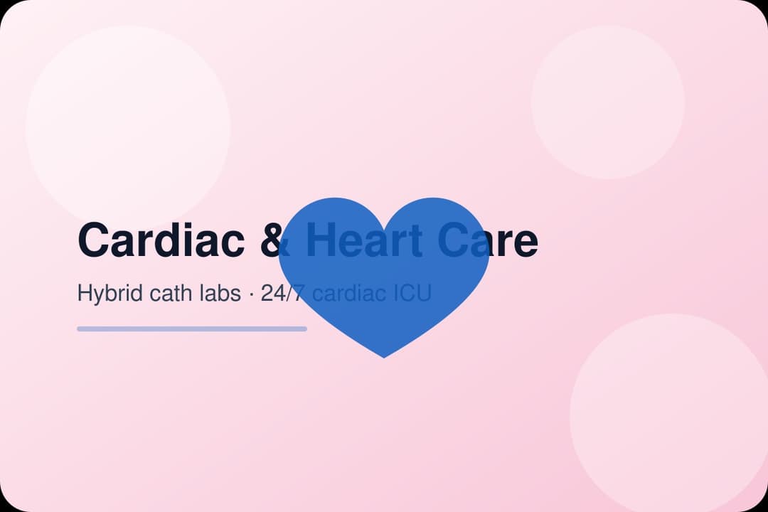 Cardiac care team consulting with patient